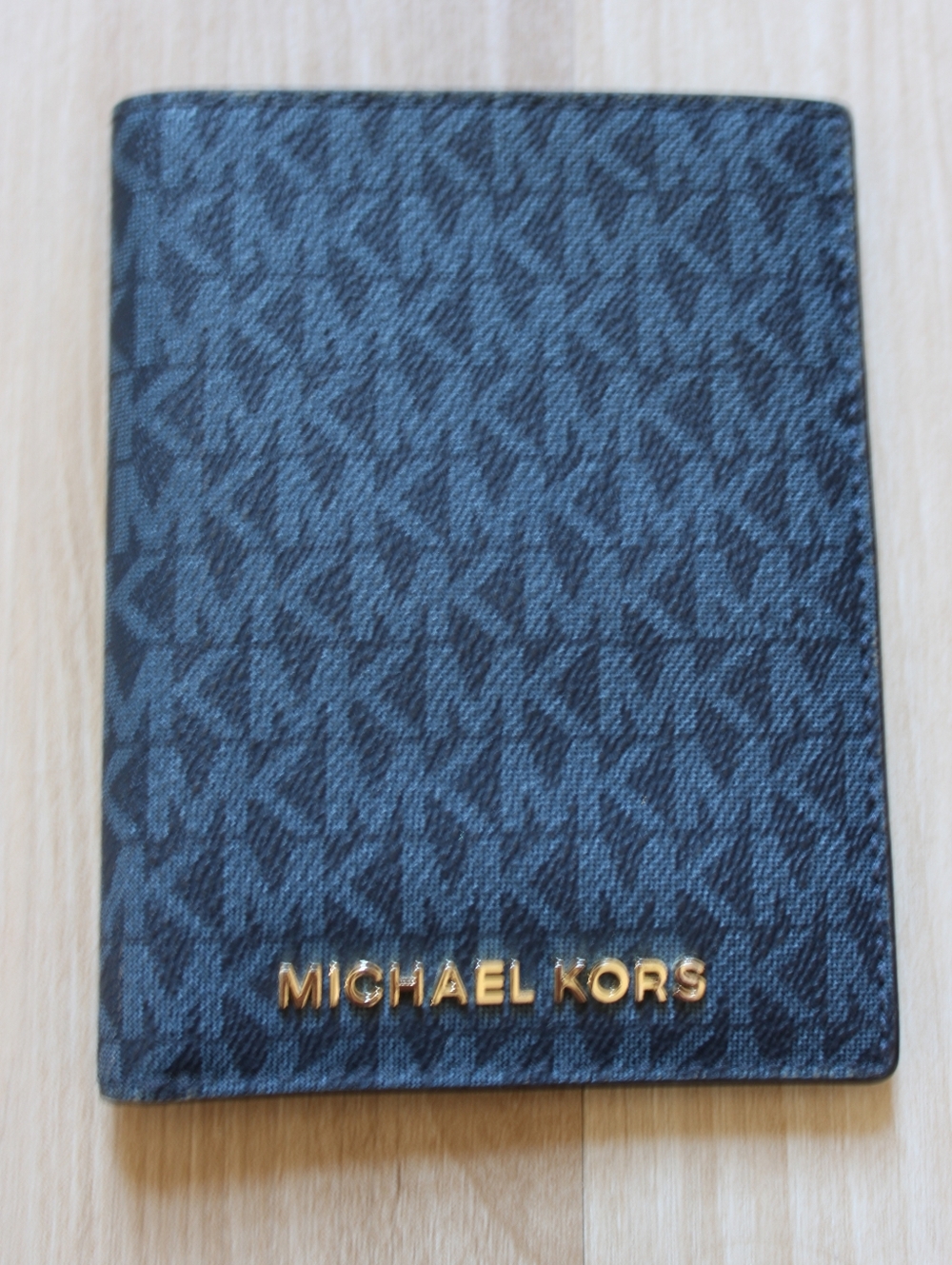 Michael Kors Men's Black Signature Passport Holder